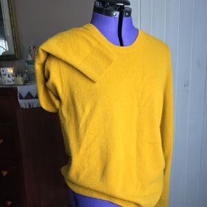 Quince  Vibrant Yellow Crewneck Sweater